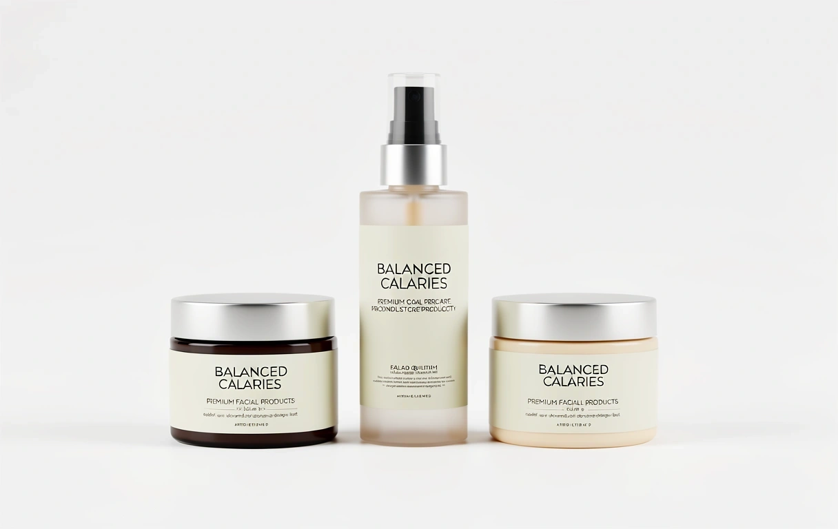 Premium facial care products at Balanced Calories